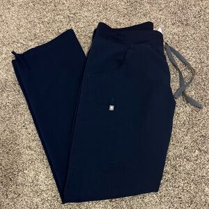 Womens's Navy Blue Figs Scrub Pants
